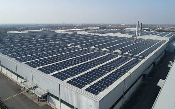 foto fotovoltaico capannoni industriali
