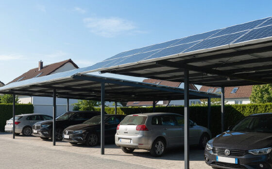 foto fotovoltaico tettoie e pensiline